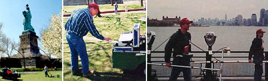 Hager-Richter conducts geophysical survey Liberty Island